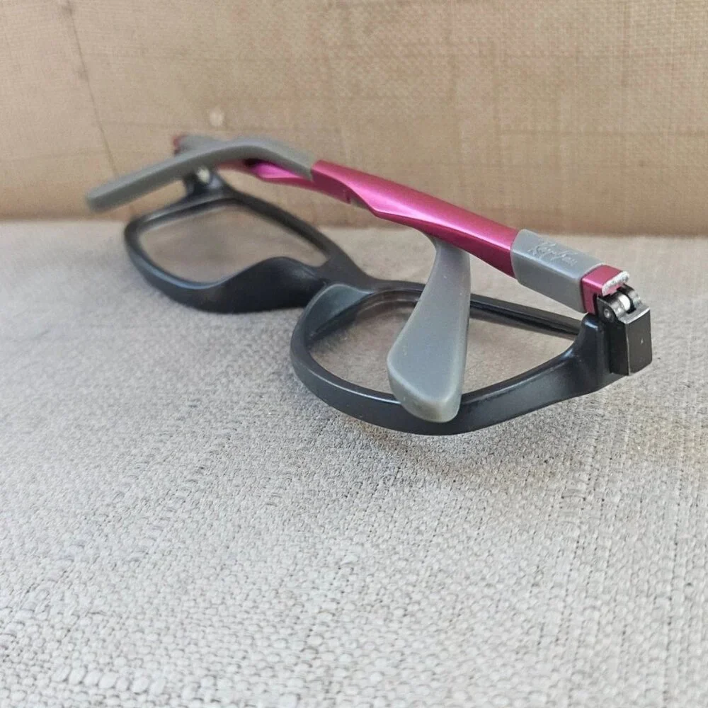 Ray-Ban Young Kid Eyeglasses Frame Black/Gray/Pink Tone Eyewear RB1546 Glasses
